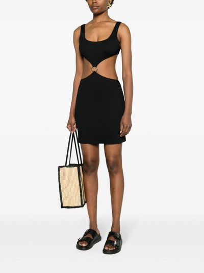 Moschino cut-out ribbed minidress outlook