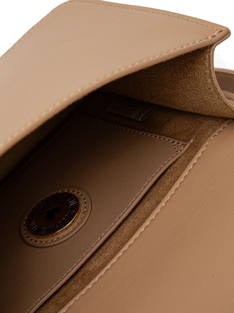 Moschino small logo-plaque crossbody bag outlook