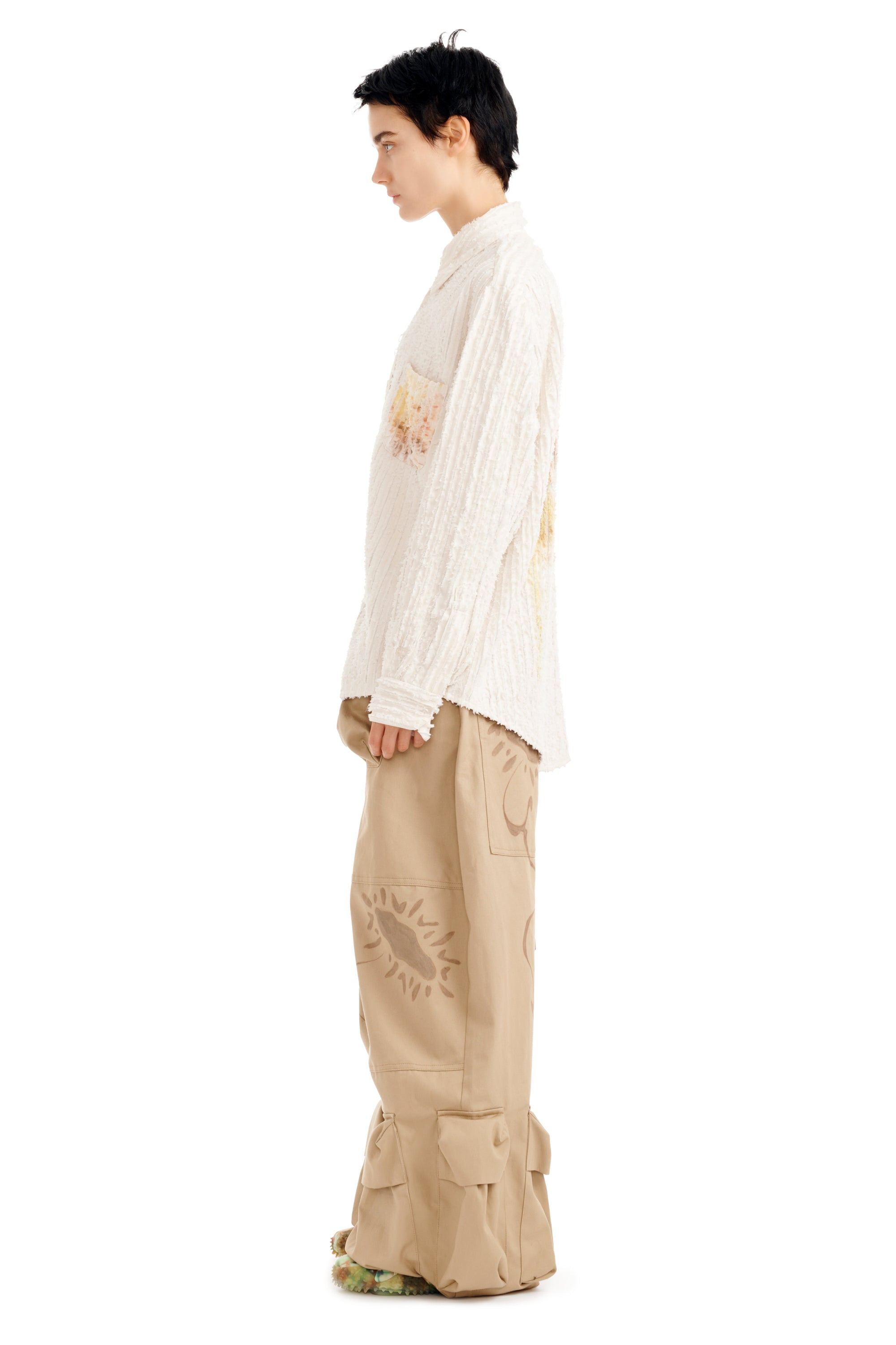 FLOWER DRIP CONVENTION BUTTON UP - 4