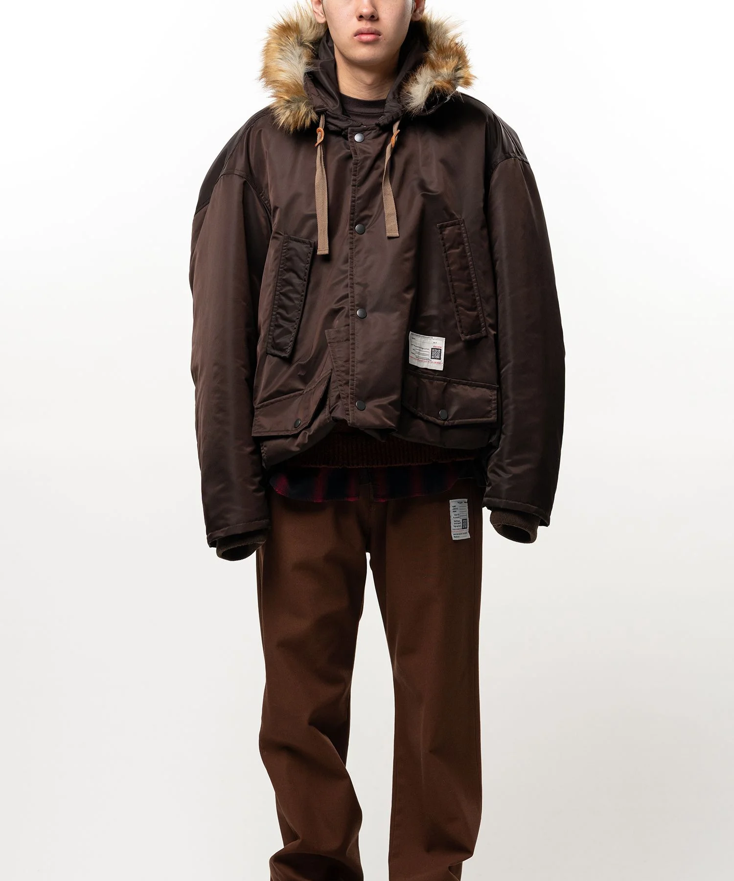 Folded Hem Mountain Hooded Jacket - 1