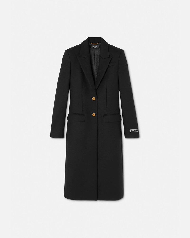 Straight Single-Breasted Coat 1