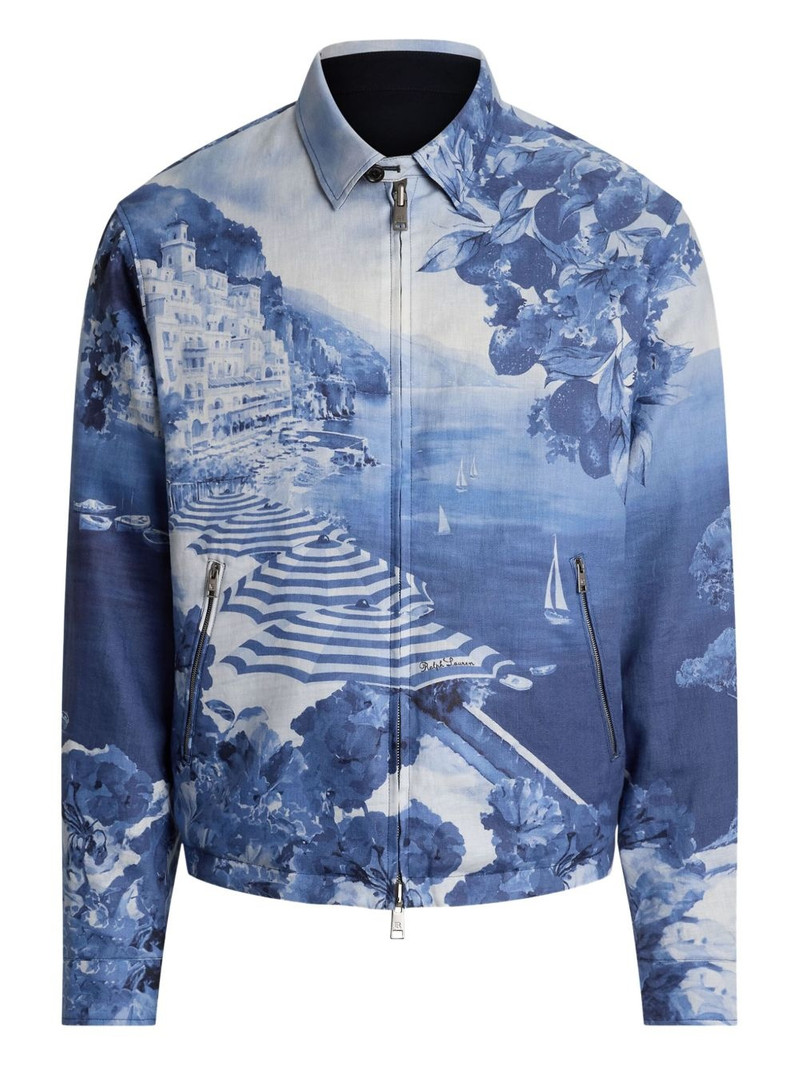 graphic-print jacket 1