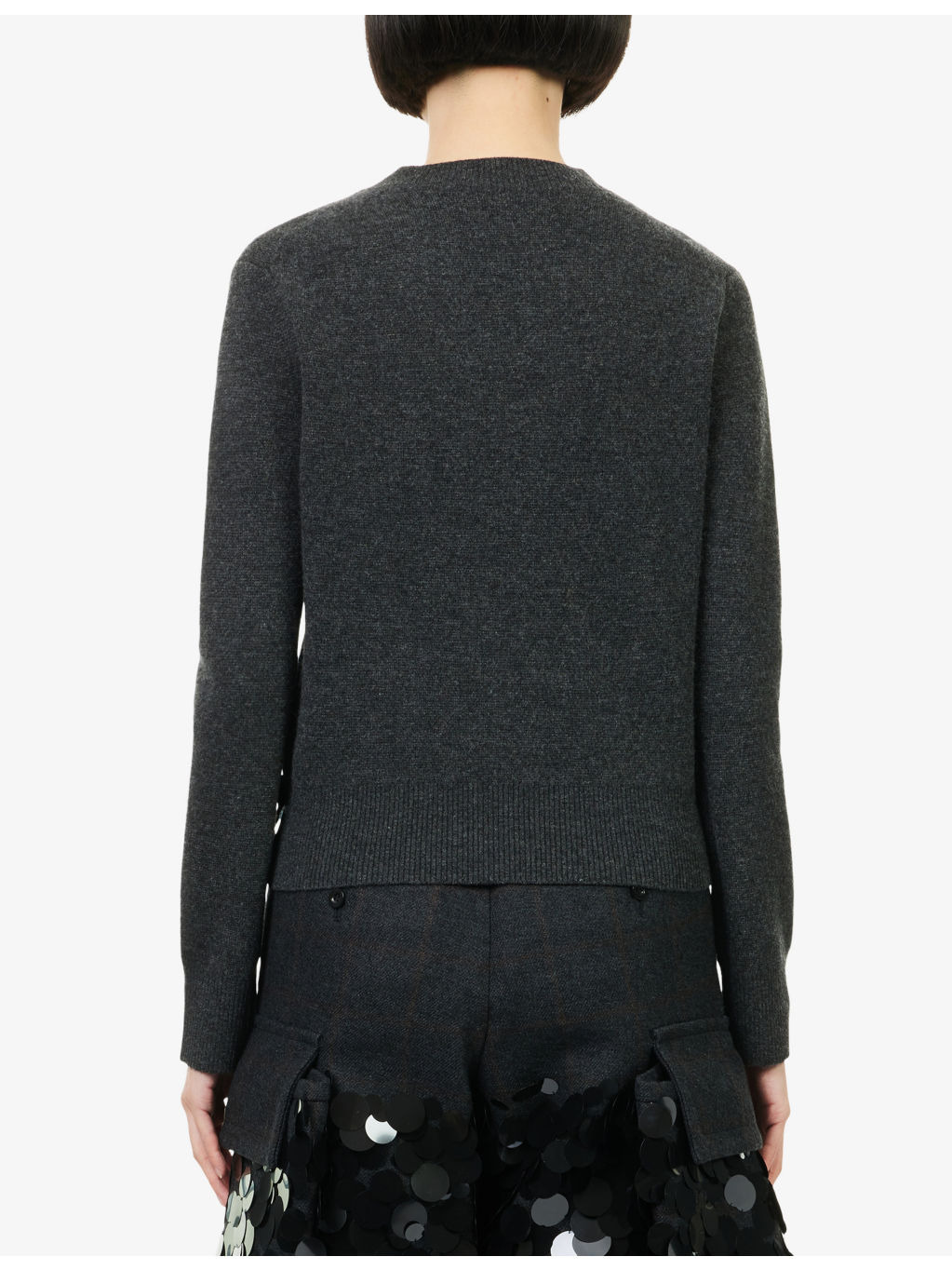 Sequin-Embellished Wool Jumper - 4
