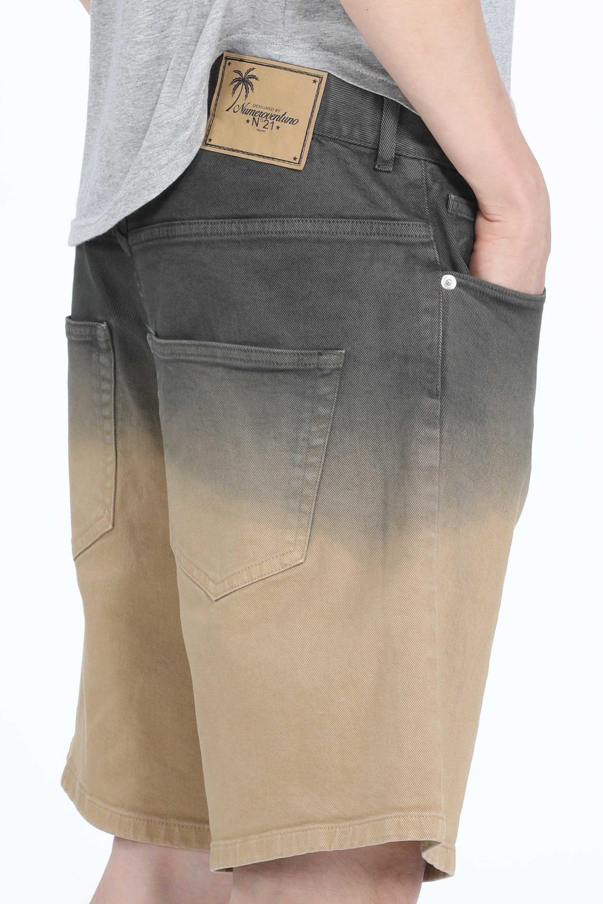 OMBRÉ DENIM SHORTS - 5
