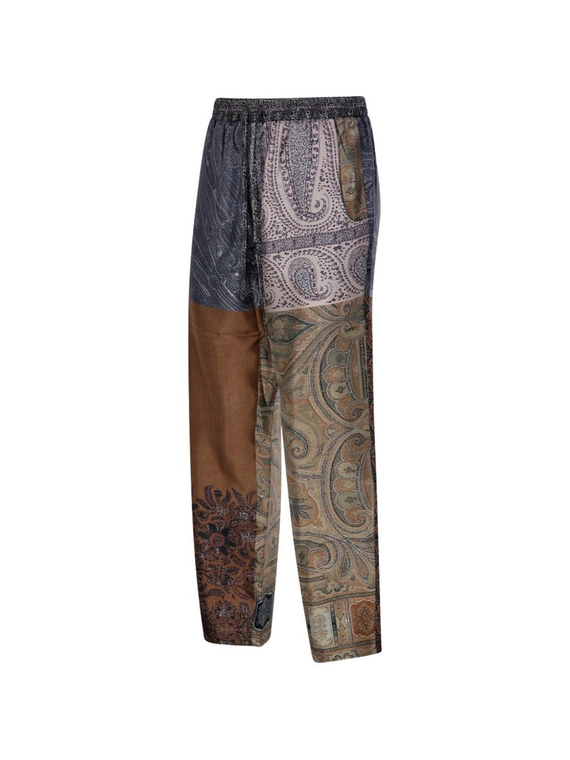 Aloe paisley patchwork trousers 3