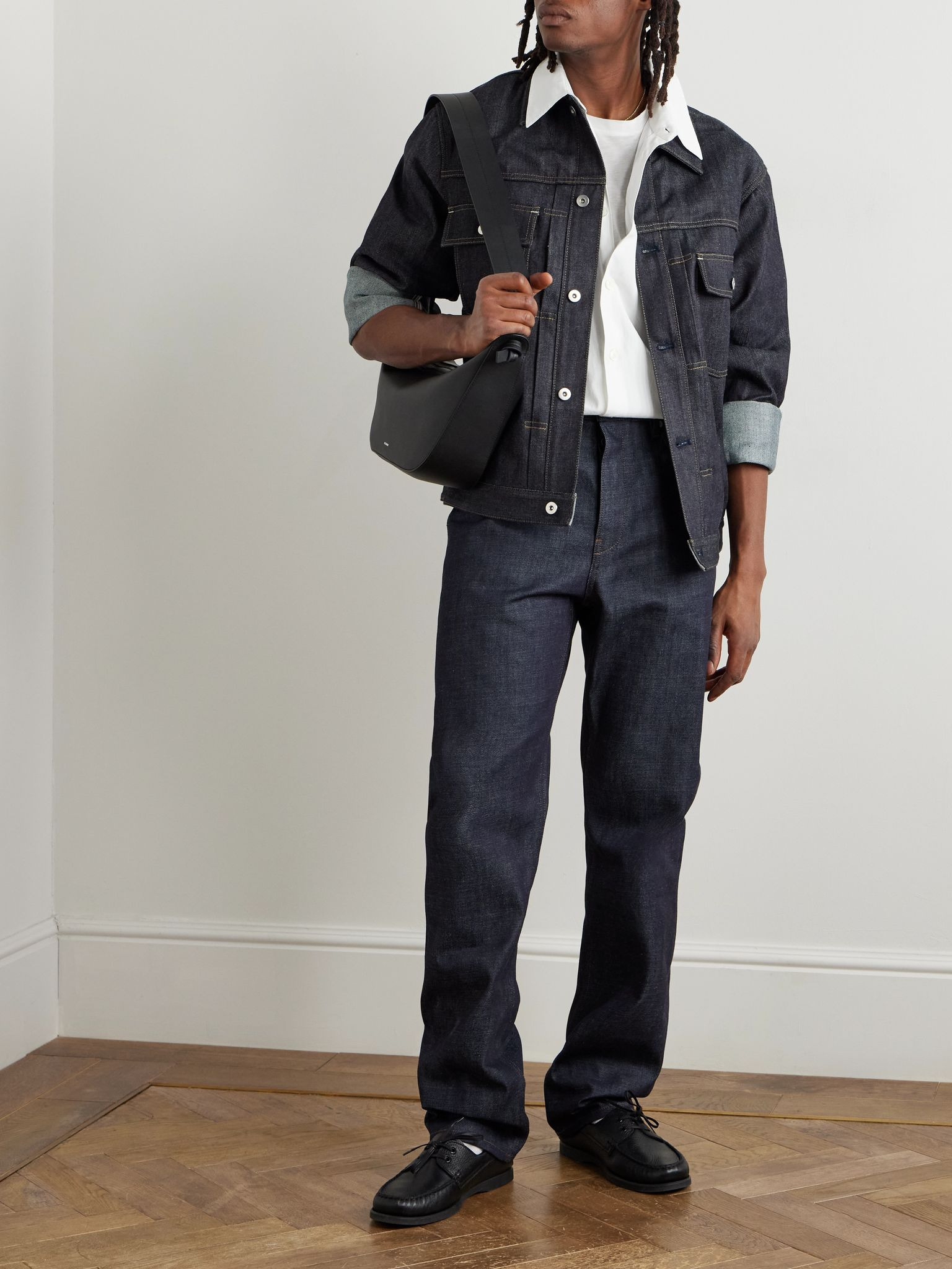 Straight-Leg Jeans Navy - 2