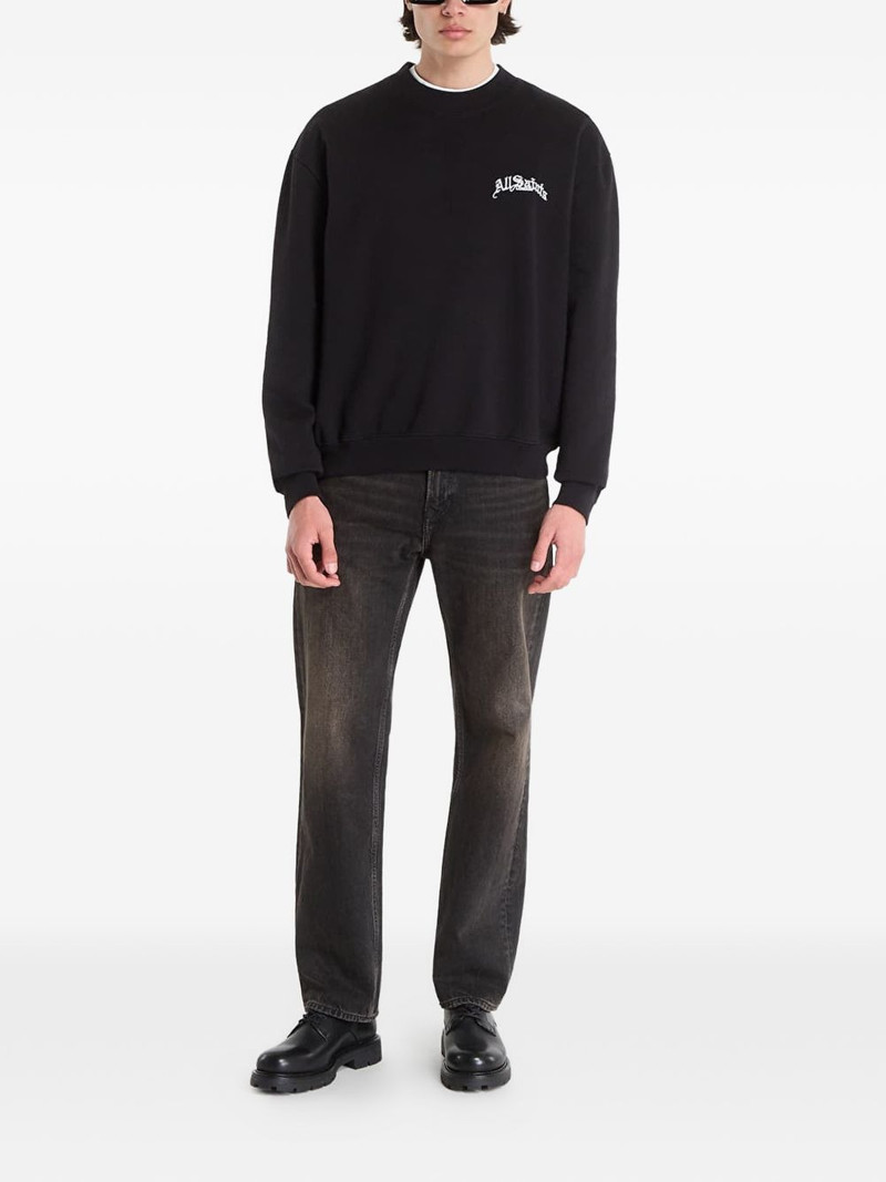 ALLSAINTS logo-print sweater outlook