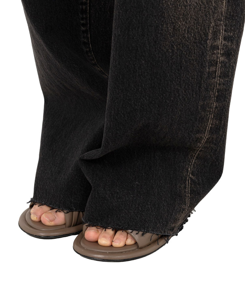 Amateur Sewn Like Wide Denim Pants 8