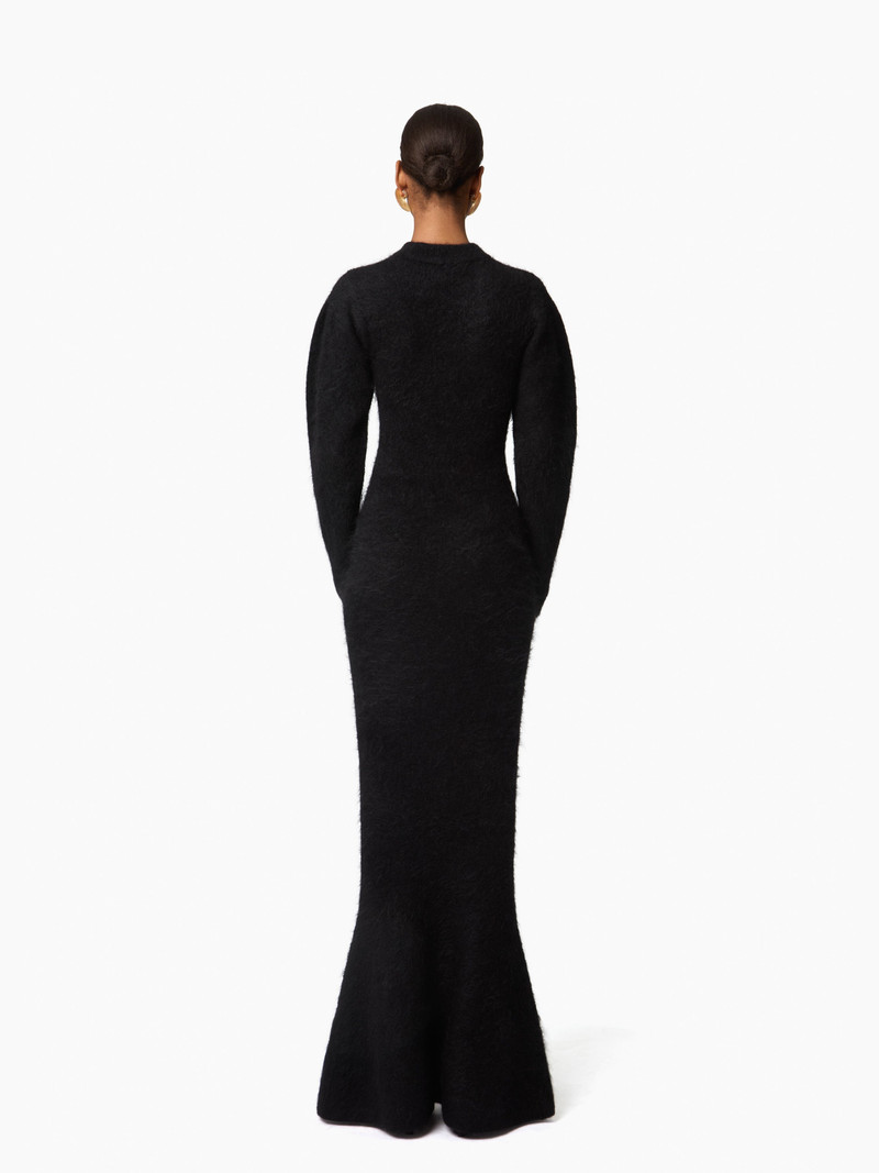 Long Dress In Wool-Alpaca Blend 4