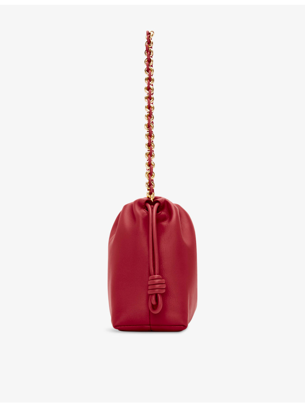 Flamenco Medium Leather Clutch Bag - 7