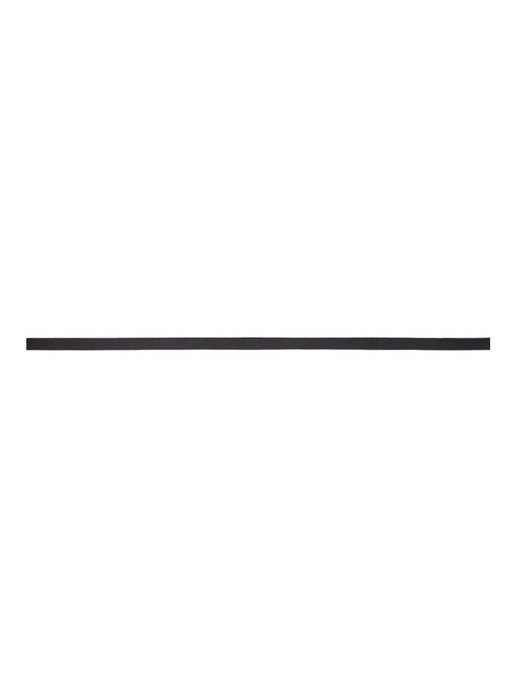 Black Micro Buckle Belt - 2