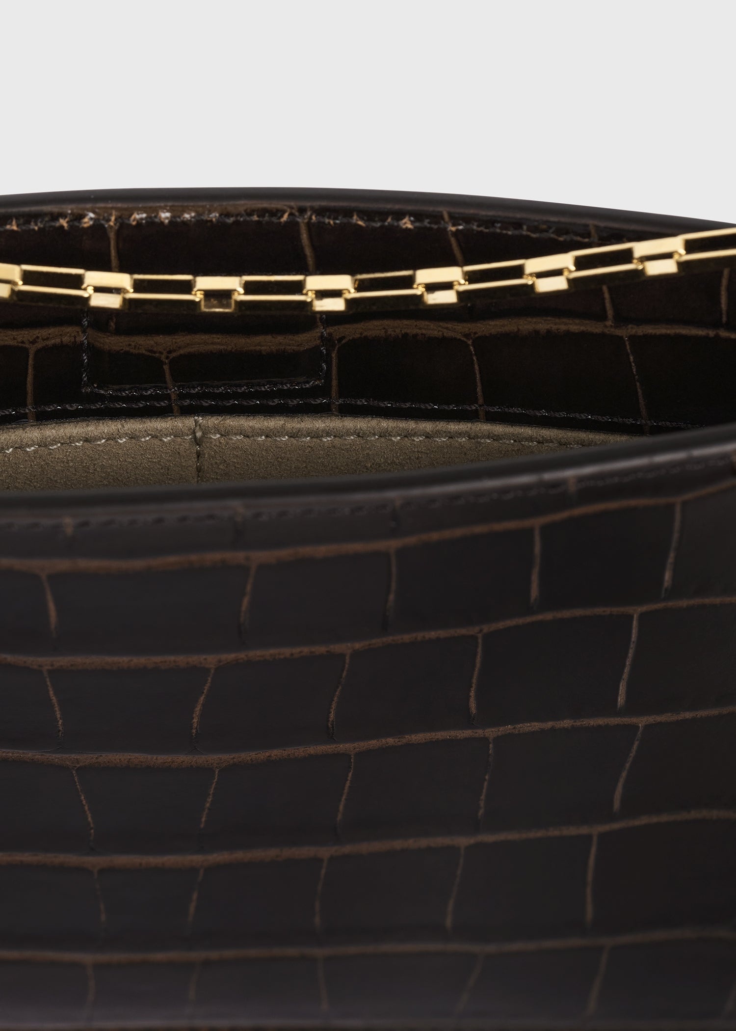 Chain pouch dark brown - 6