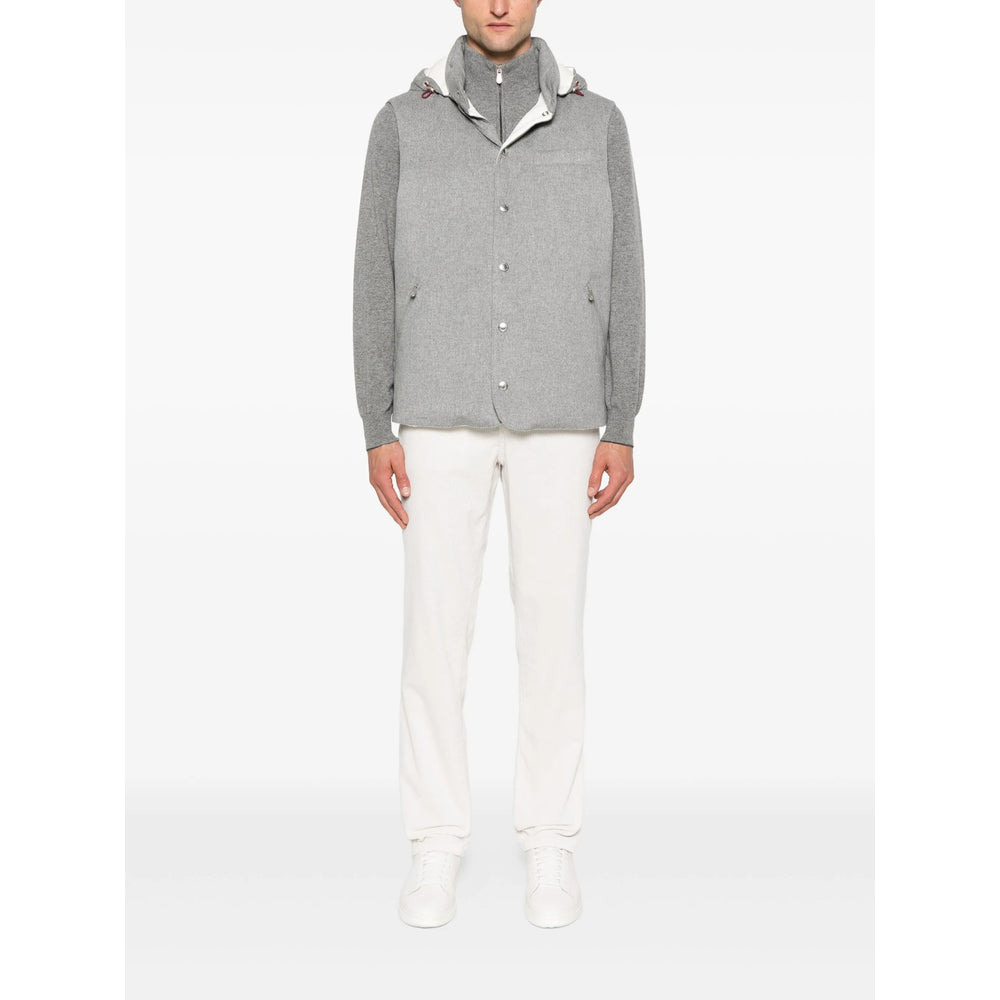 Brunello Cucinelli Grey Jackets - Waistcoats & Gilets Men - 6