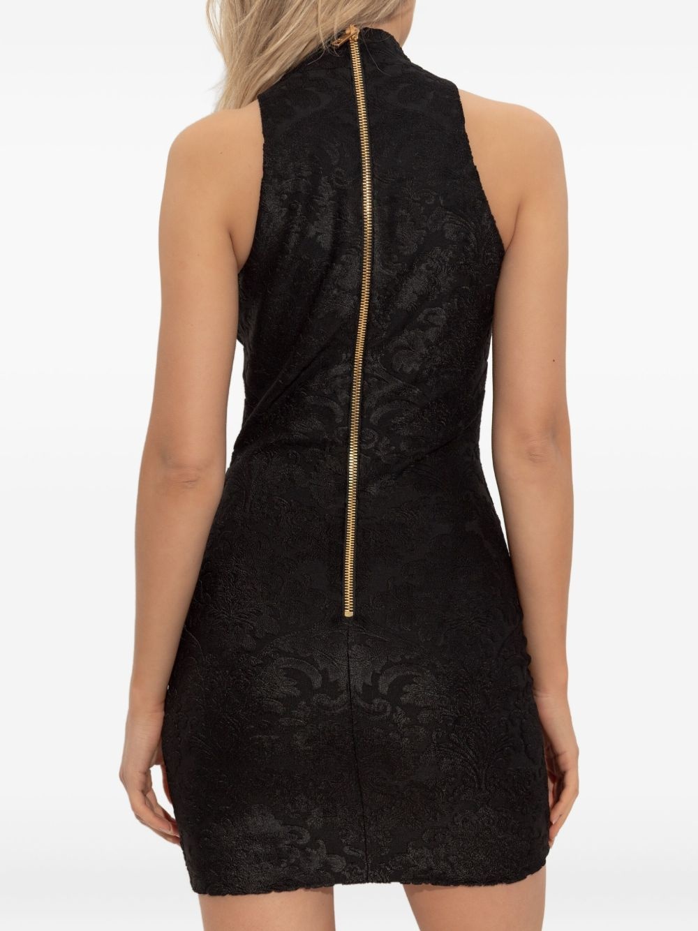 Baroque Bouclette mini dress - 4