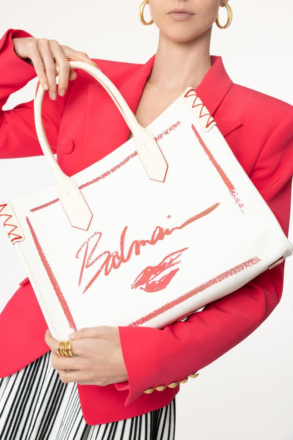 B-Army Shopper - Lipstick Canvas - 3