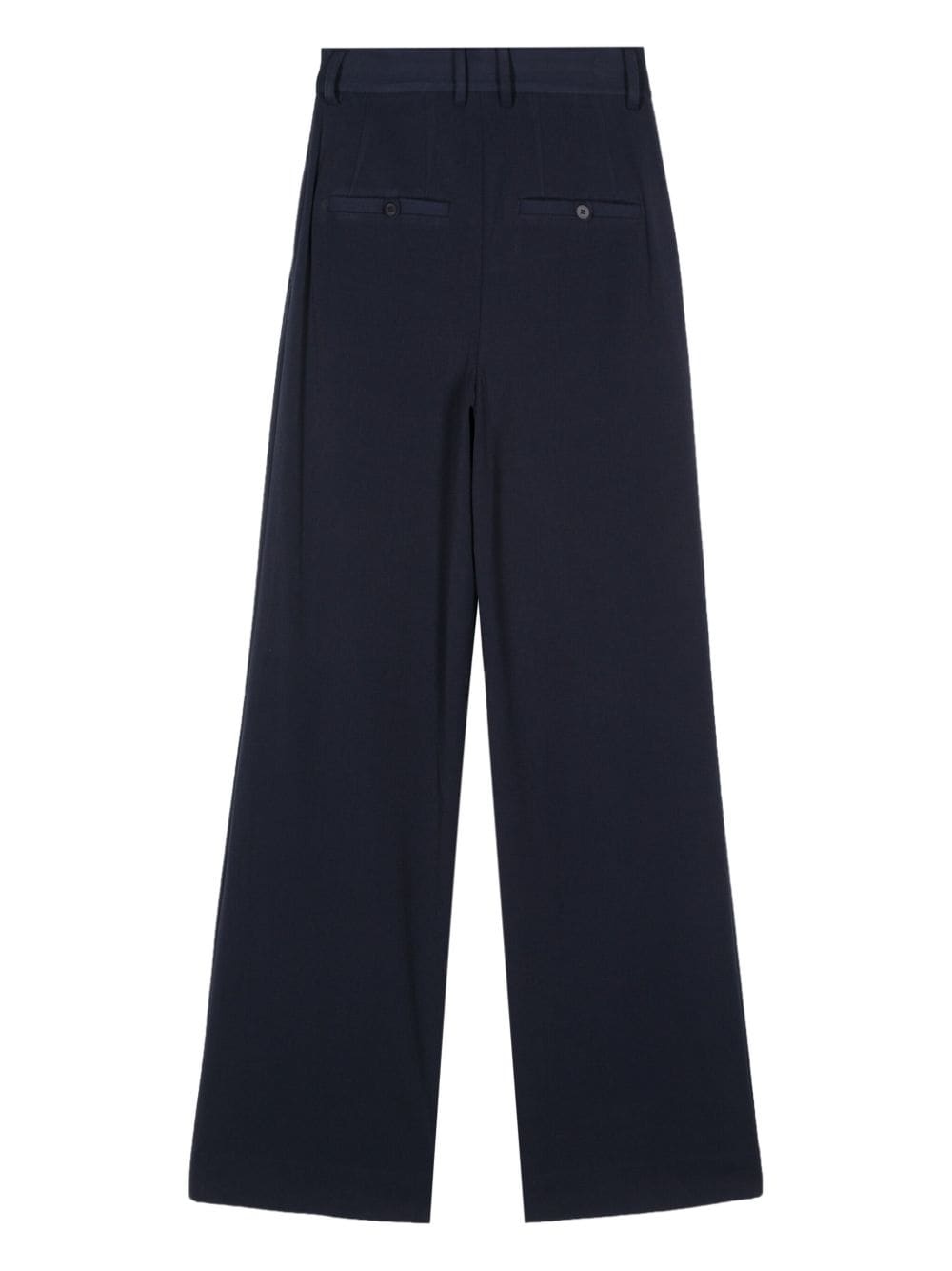 wide-leg pleated trousers - 2
