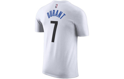 Nike Nike x NBA Brooklyn NETS Kevin Durant T-Shirt 'White' DV5975-101 outlook