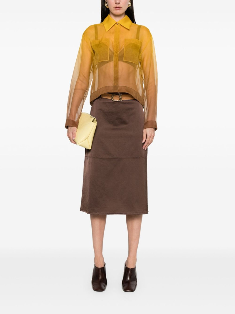 Max Mara semi-sheer shirt outlook