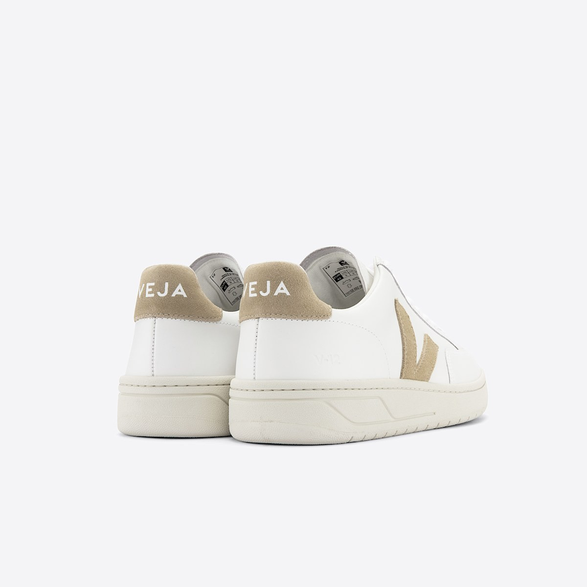 V-12 LEATHER WHITE DUNE - 3