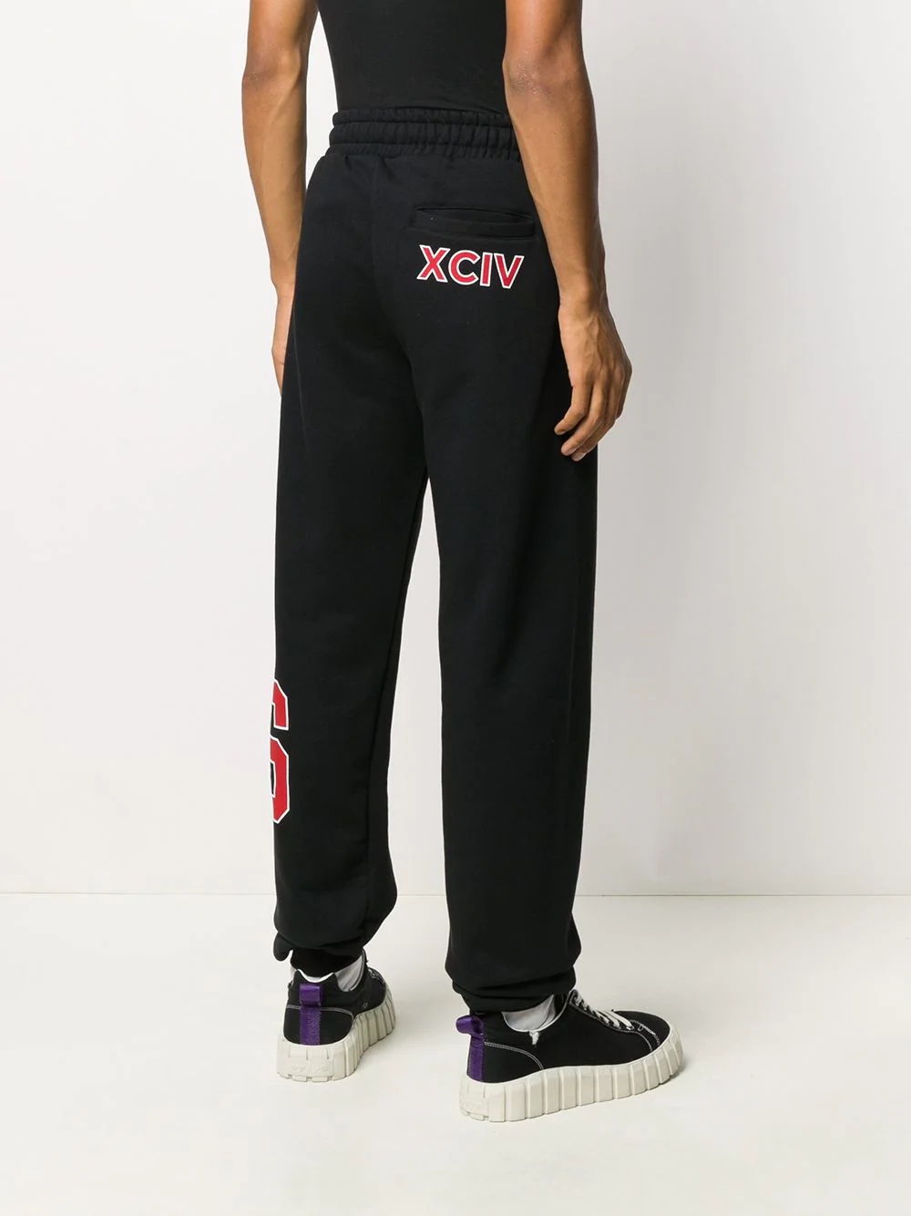 logo drawstring tracksuit bottoms - 4