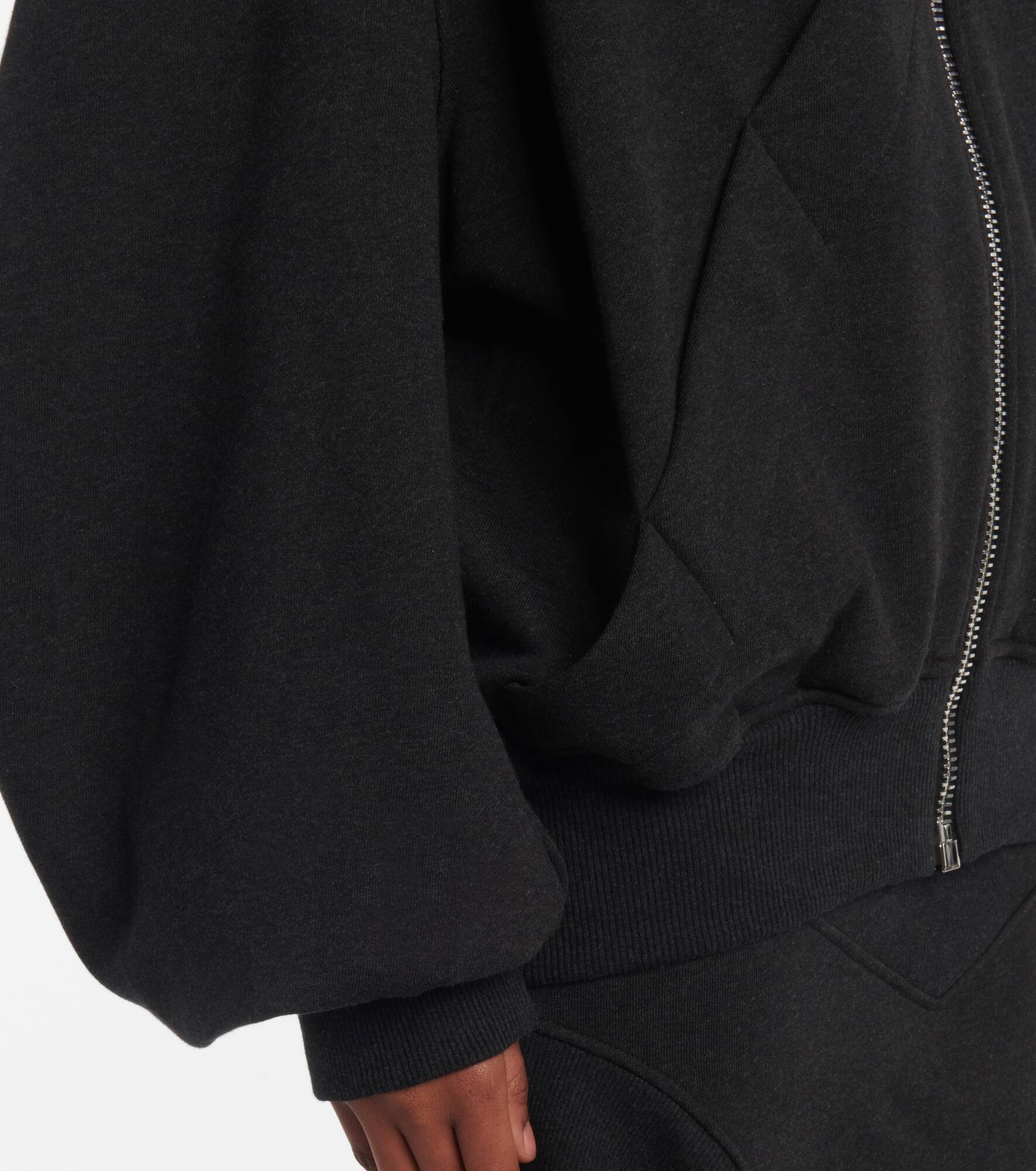 Cotton fleece hoodie - 5