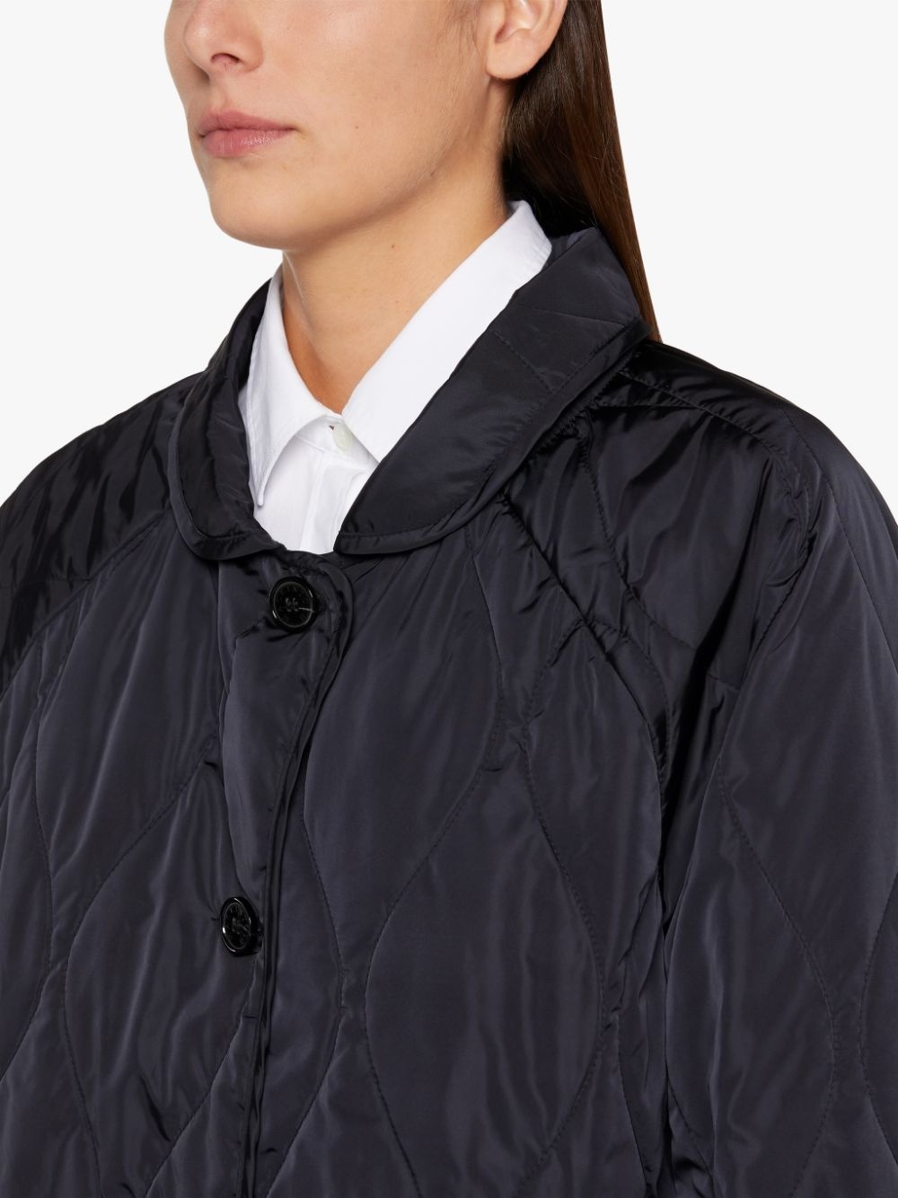 JESSIE NAVY NYLON JACKET | LMJ-012 - 5