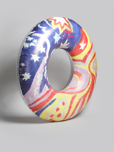 Marni MARNI X NO VACANCY INN - INFLATABLE RING WITH GALACTIC PARADISE PRINT outlook