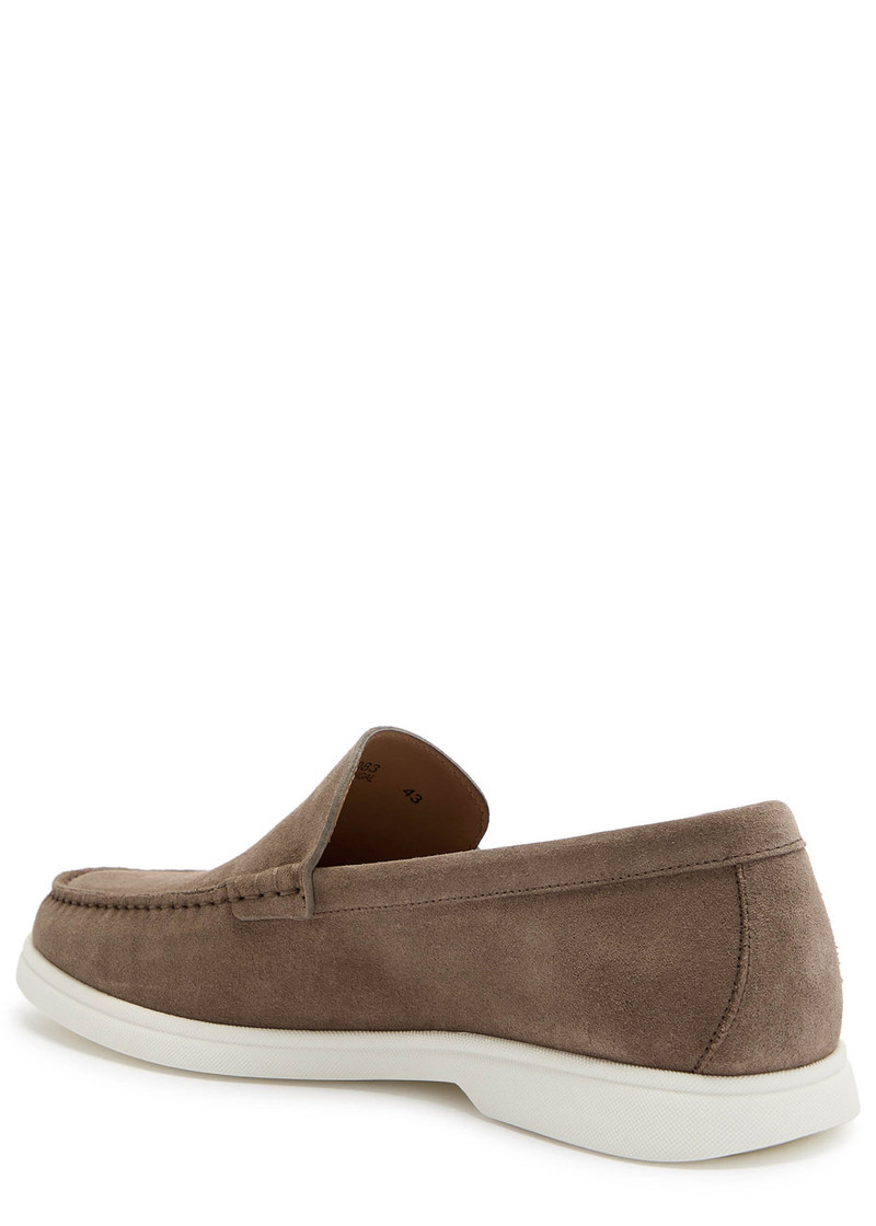 BOSS Boss Sienne Suede Loafers outlook