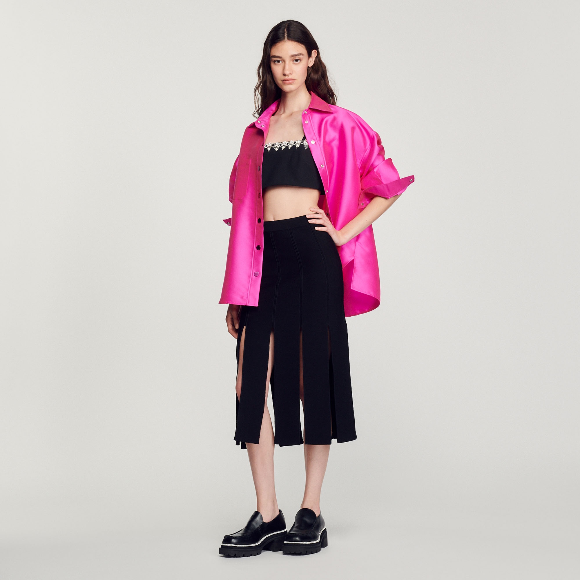 Knitted skirt with wide fringes - 2