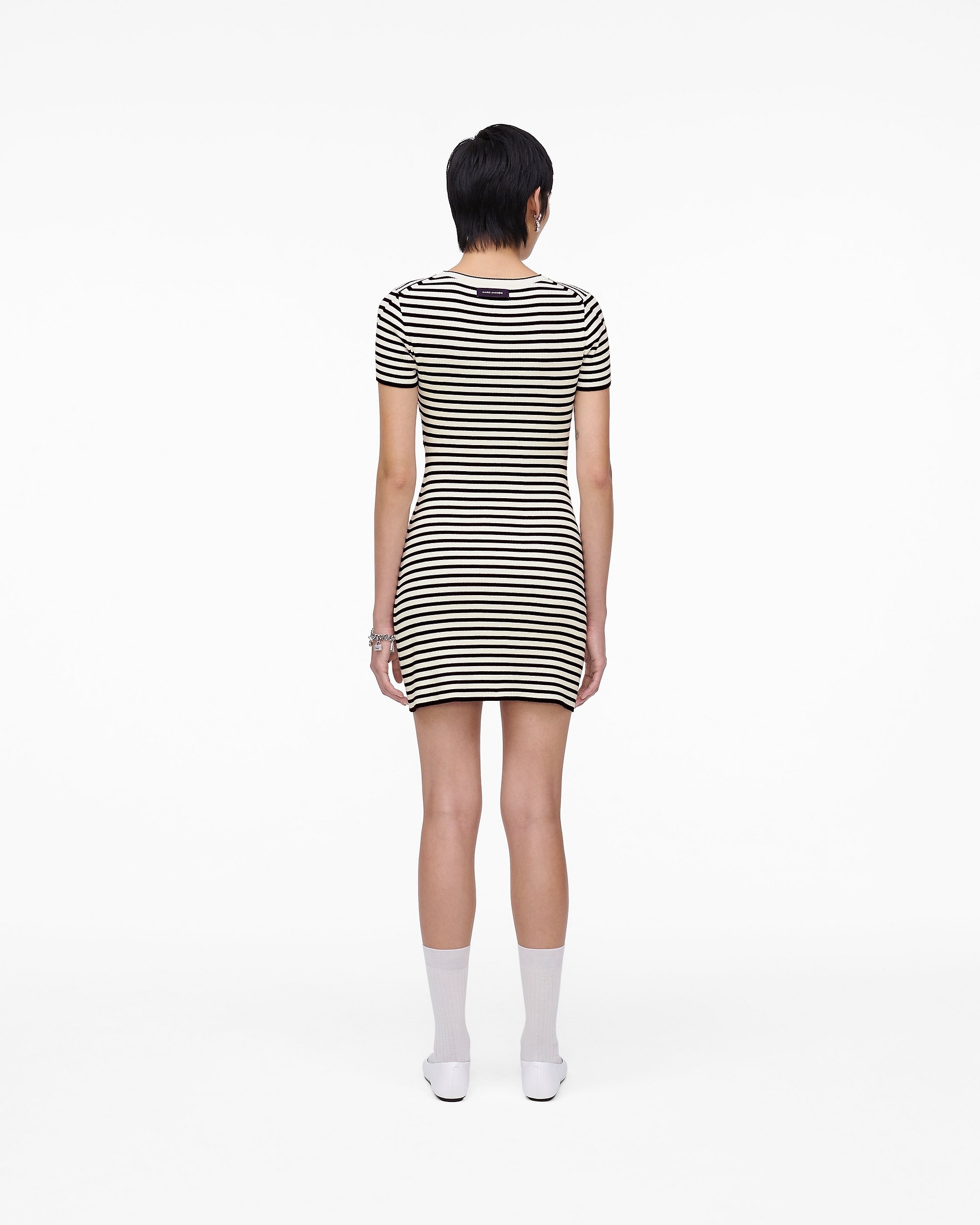 SEAMED UP KNIT DRESS - 4