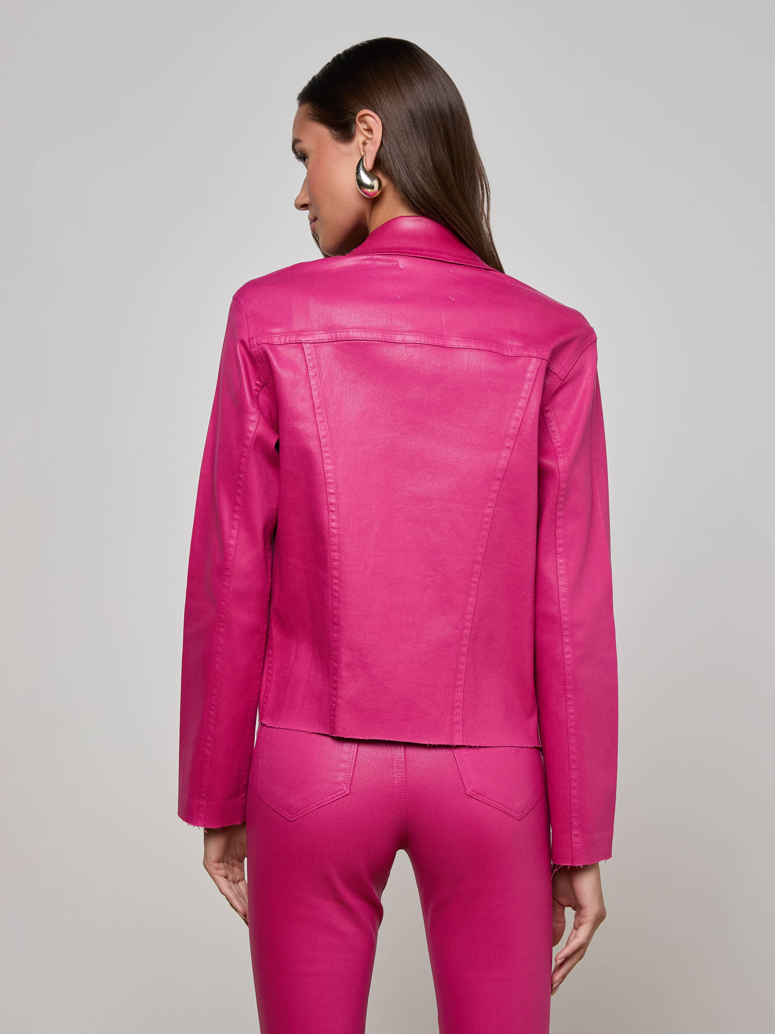 Janelle Coated Jean Jacket - 5