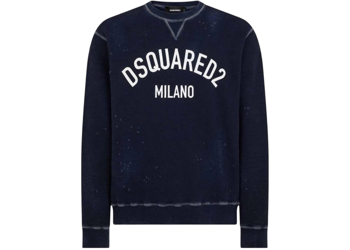 Dsquared2 Milano Logo Cool Fit Navy Sweatshirt Blue - 1