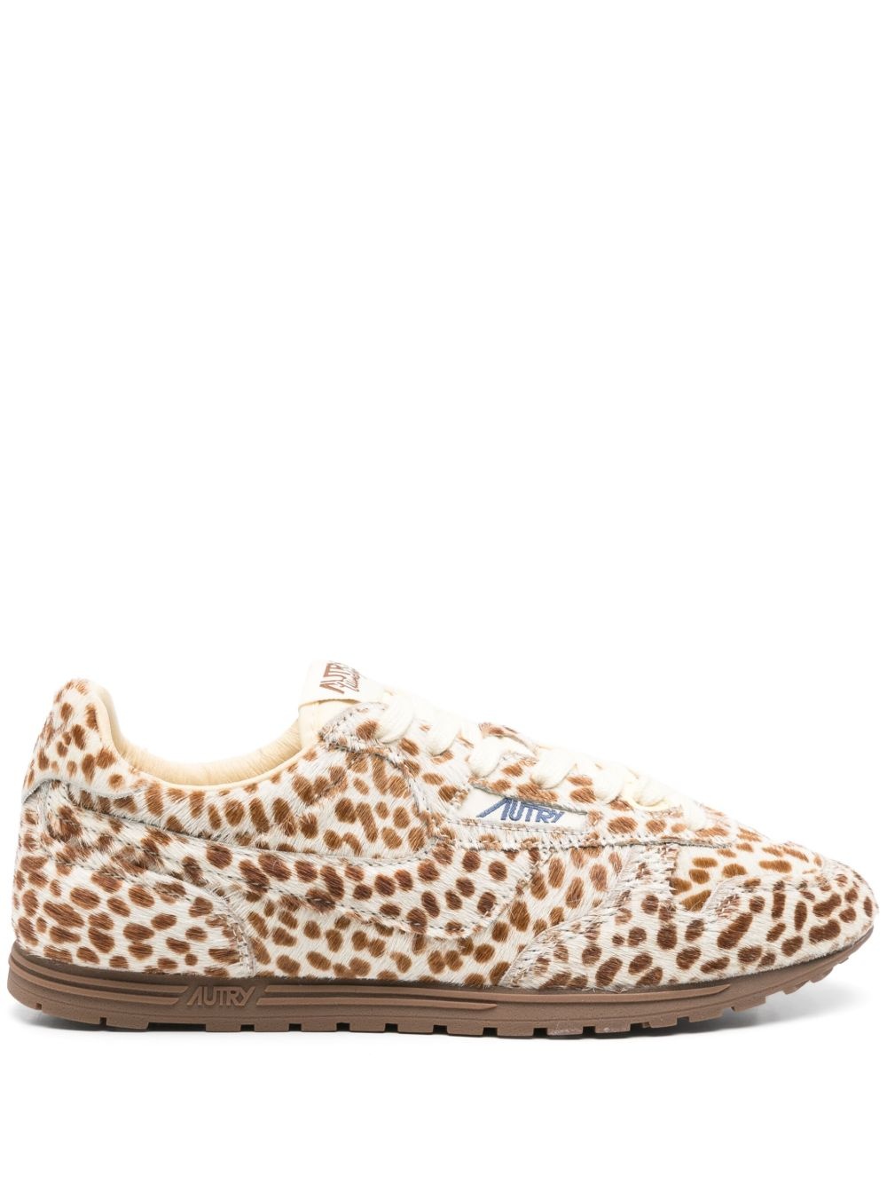 animal-print sneakers - 1