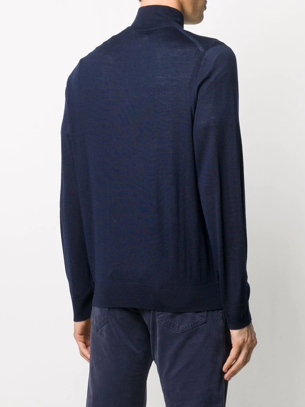 zipped neck jumper - 4