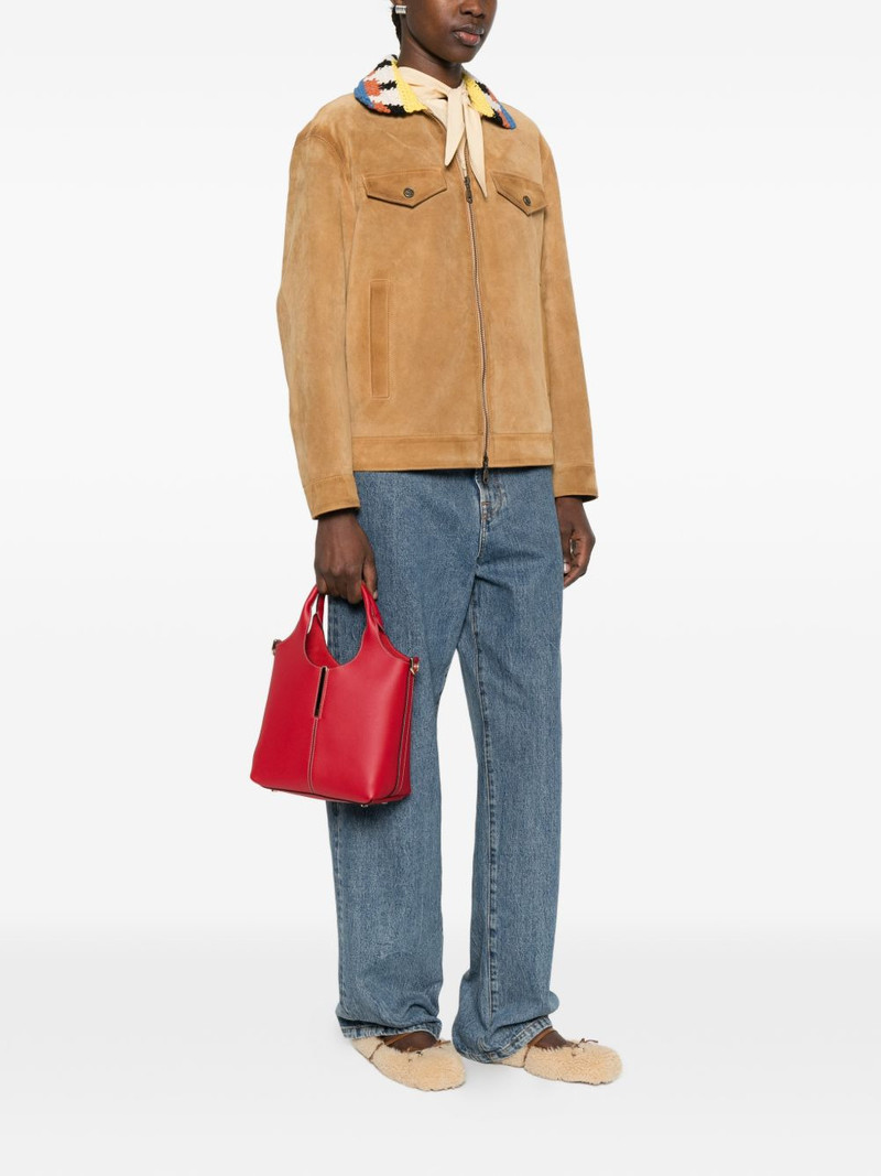 Tod's mini handle detail tote bag outlook