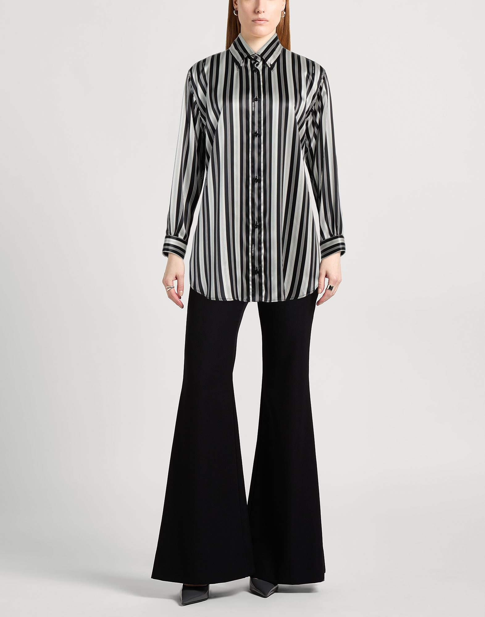 Black Women's Silk Shirts & Blouses - 2
