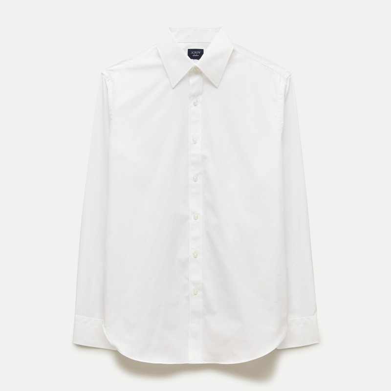 Ludlow Premium cotton dress shirt with point collar 1