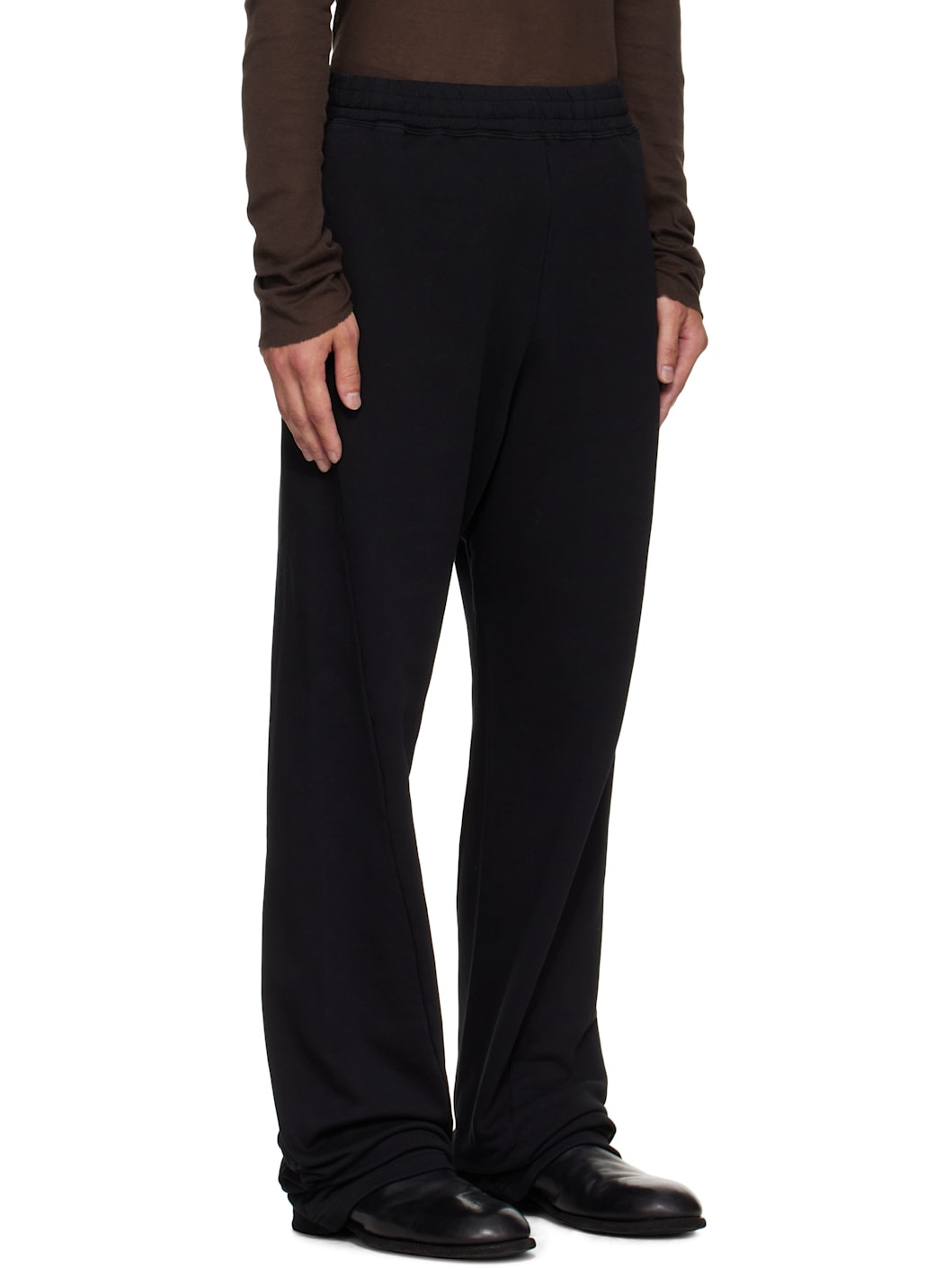 Black Drawstring Sweatpants - 2