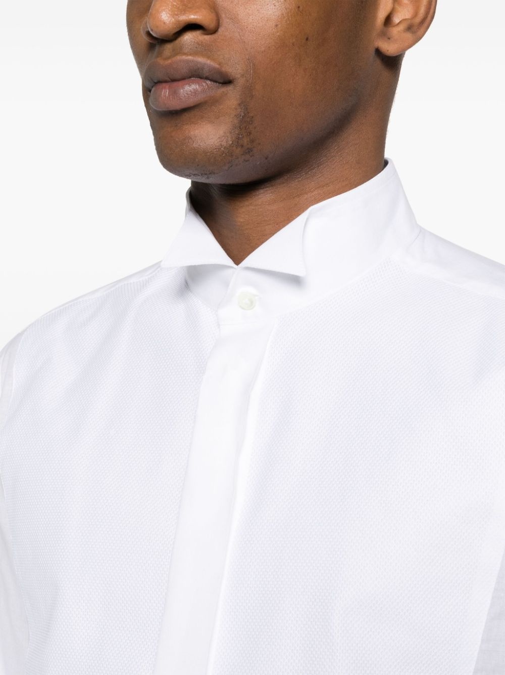 chambray cotton shirt - 5