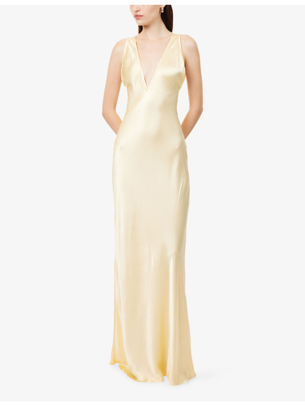 Elisia Twist Woven Maxi Dress - 3