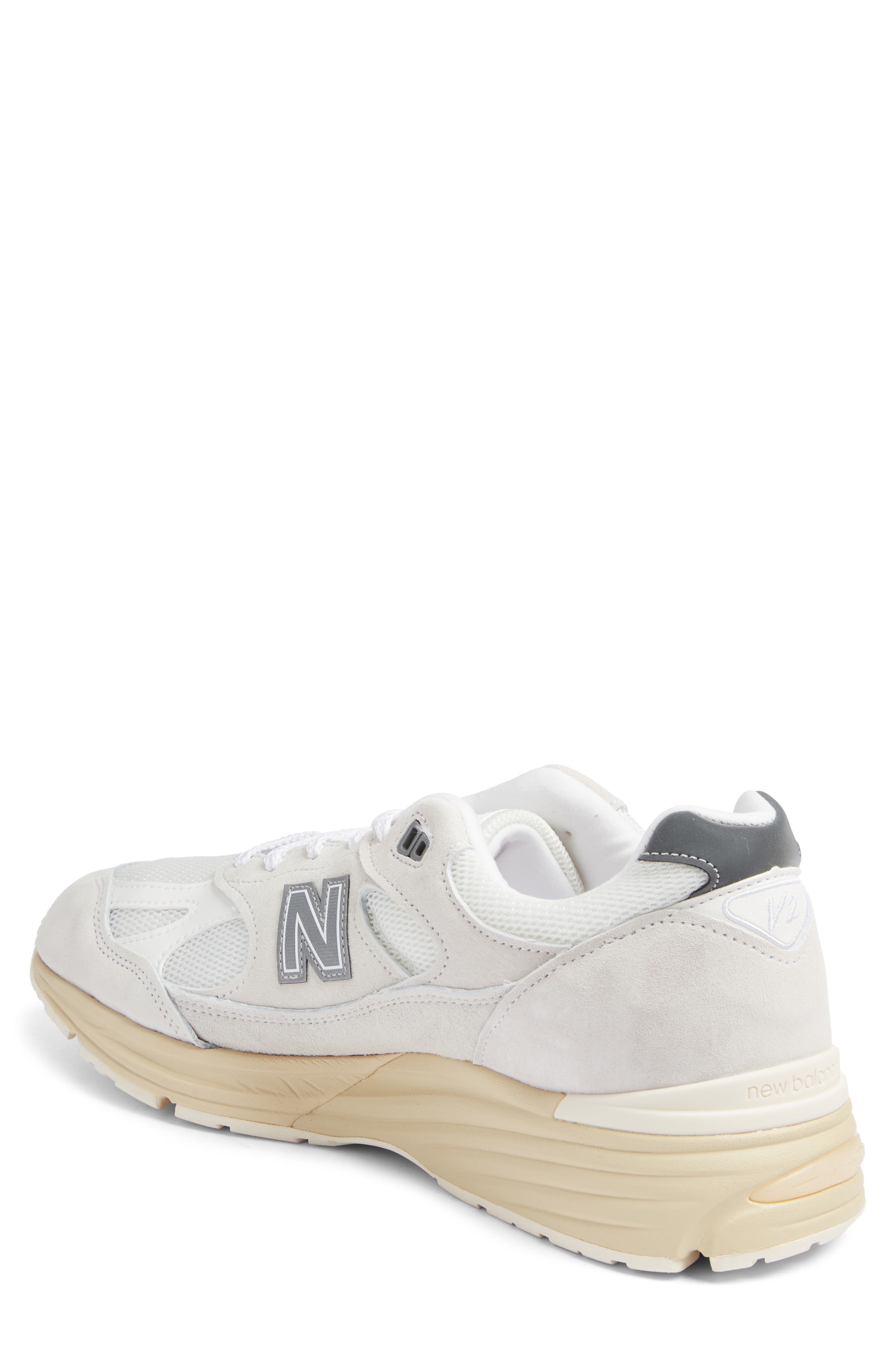 New Balance Gender Inclusive Made in UK 991 v2 Sneaker in Wind Chime/White at Nordstrom - 2