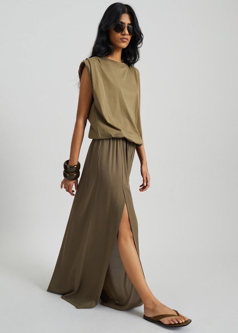Alvor Padded Balloon Top - Olive 5