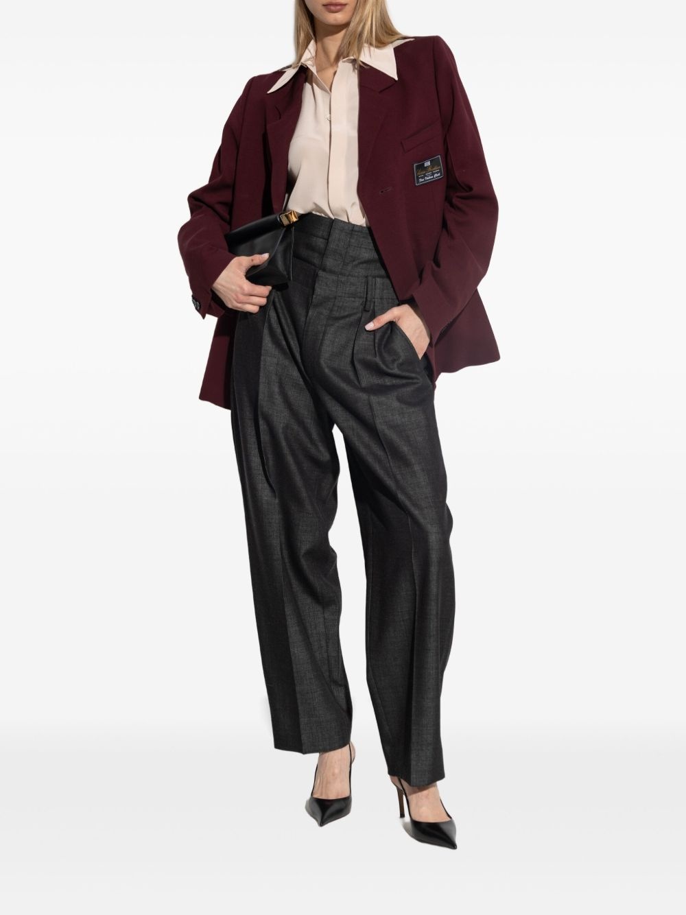 single-breasted blazer - 2