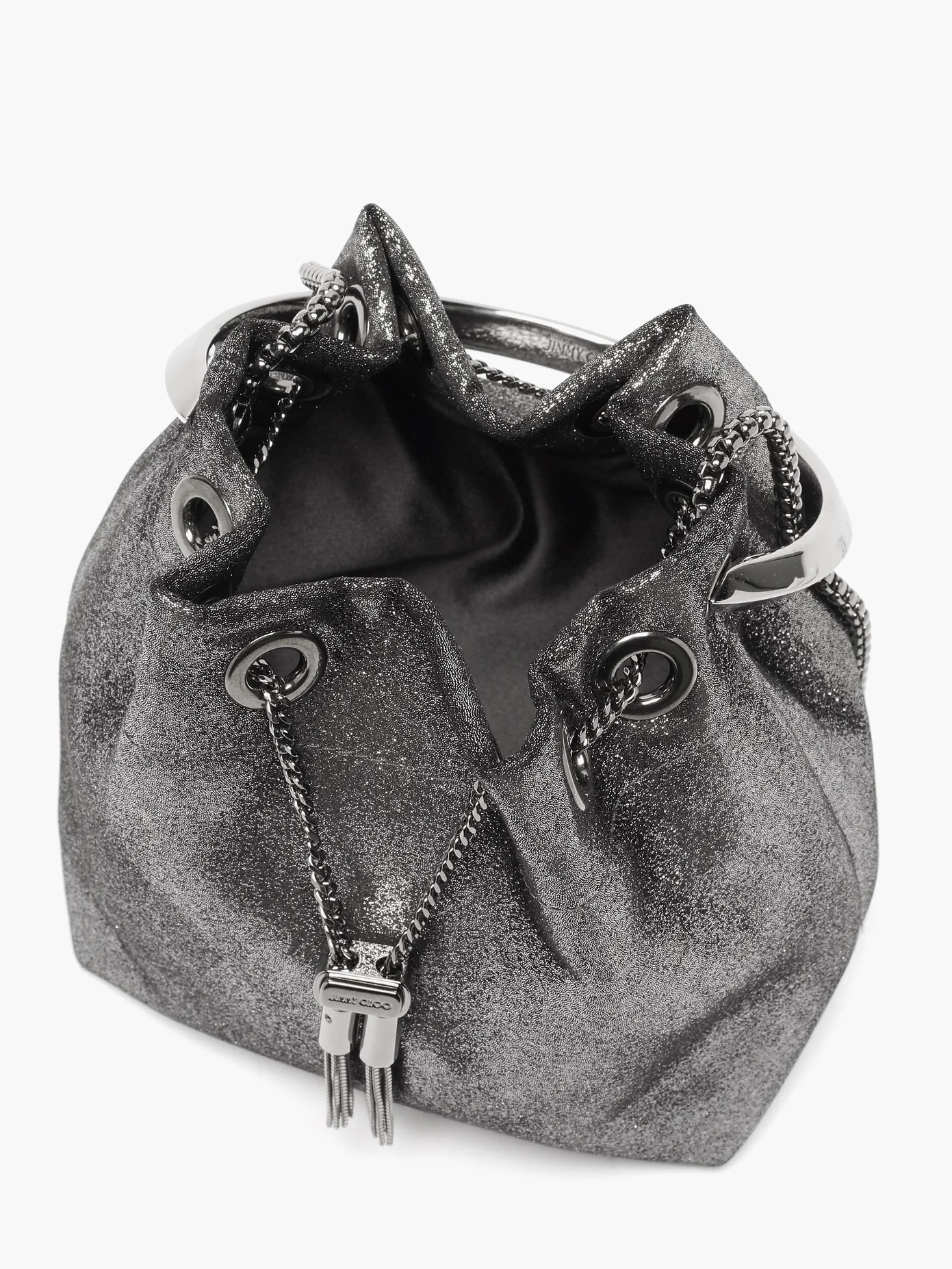 Bonbon metallic bucket bag - 5