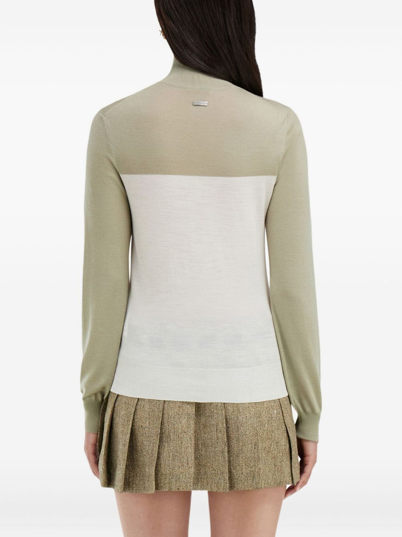 colour-block sweater 4