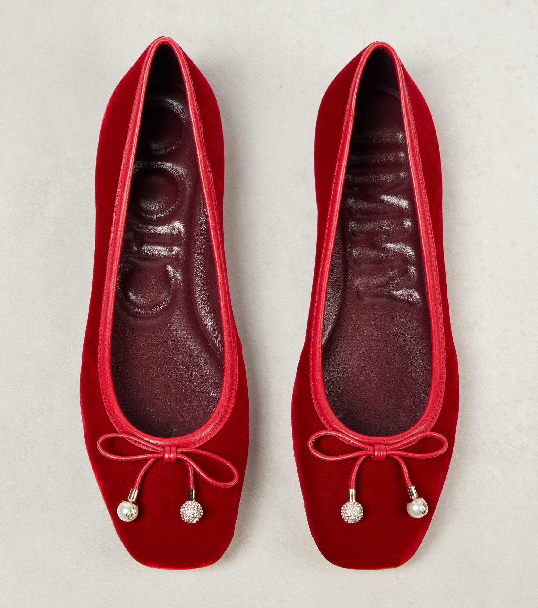 Elme velvet ballet flats - 5