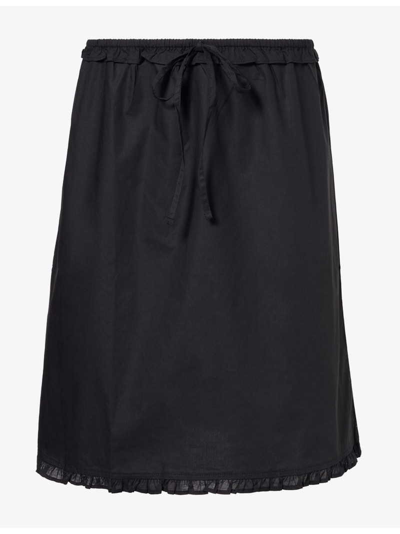 One Frill Cotton Mini Skirt 1