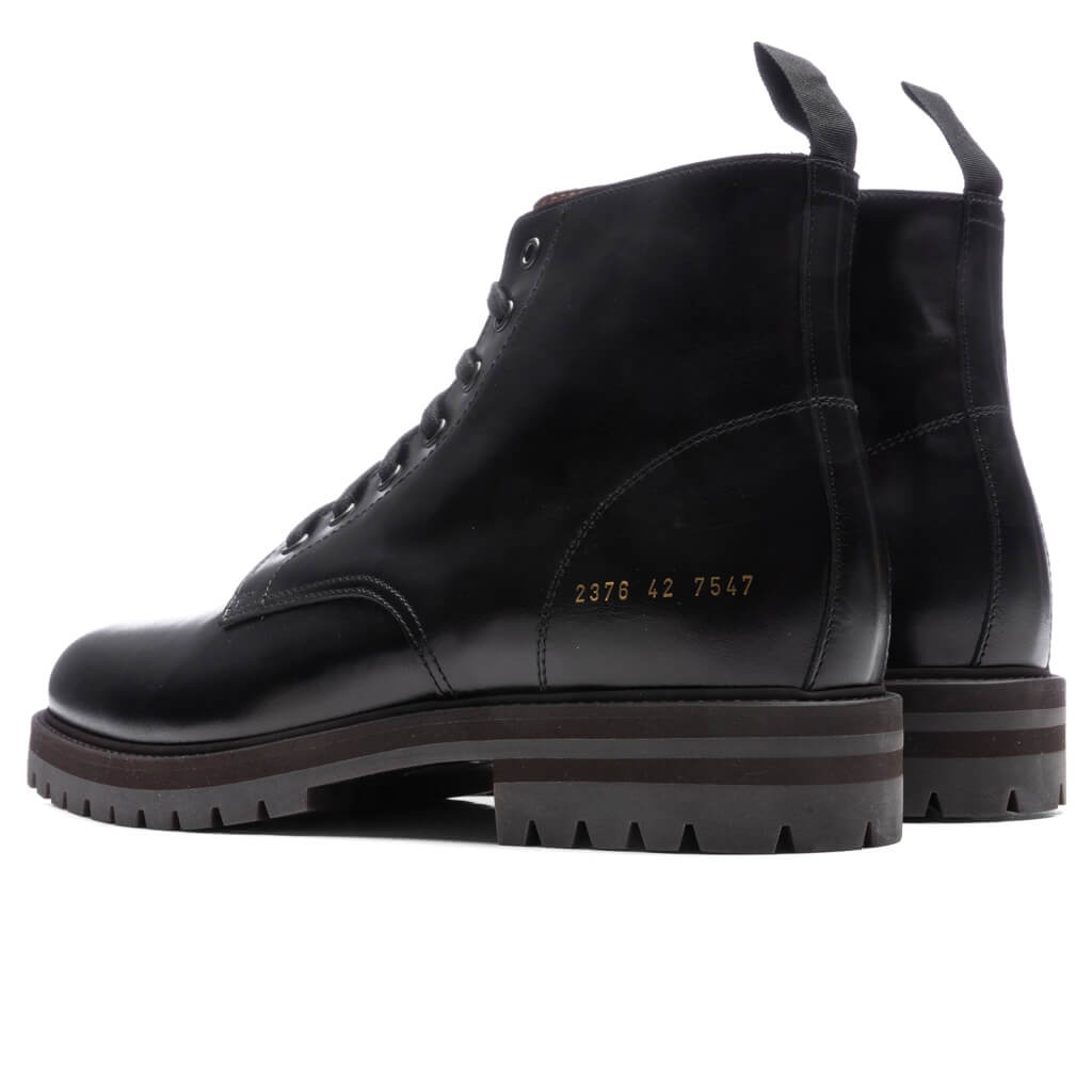 COMBAT SHOE - BLACK - 3