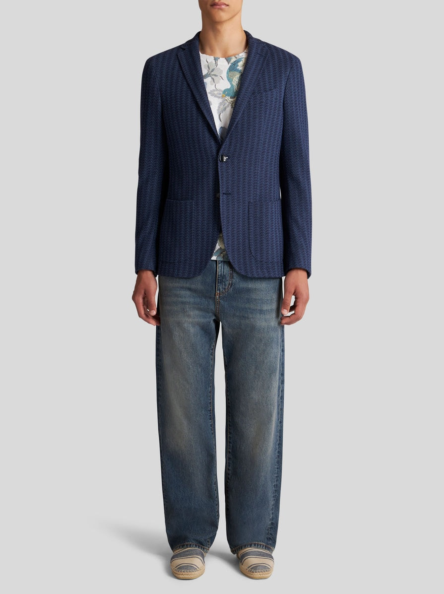 JACQUARD STRIPED BLAZER - 4