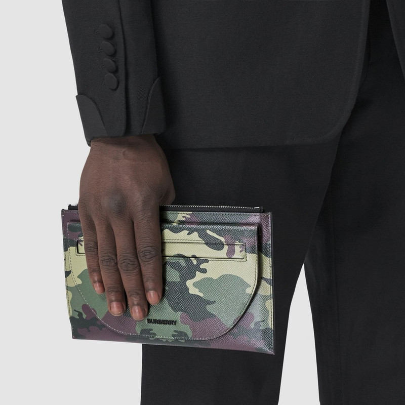 Camouflage Print Leather Olympia Belt Bag 3